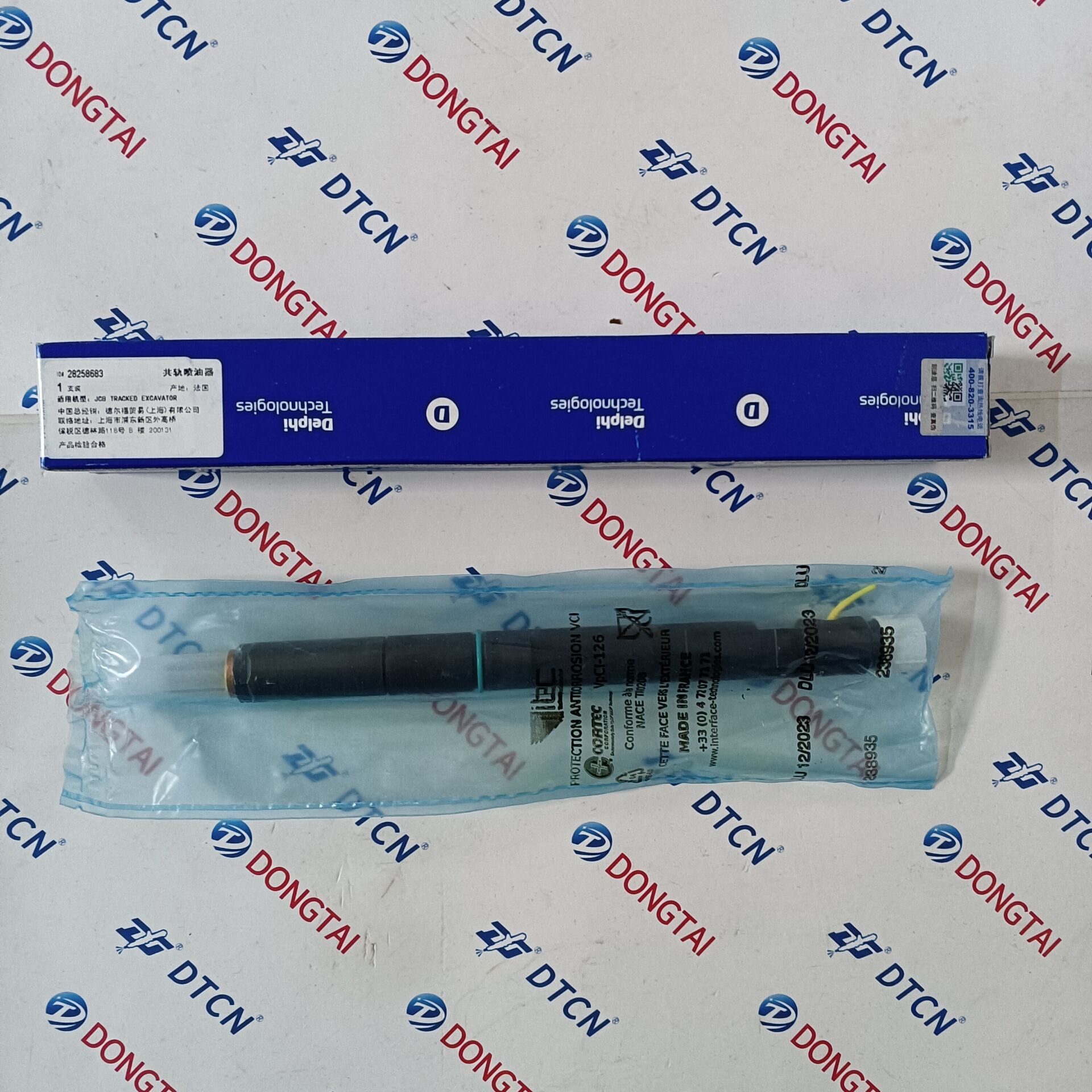Delphi Common Rail Injector 28258683 for JCB Tracked Excavato