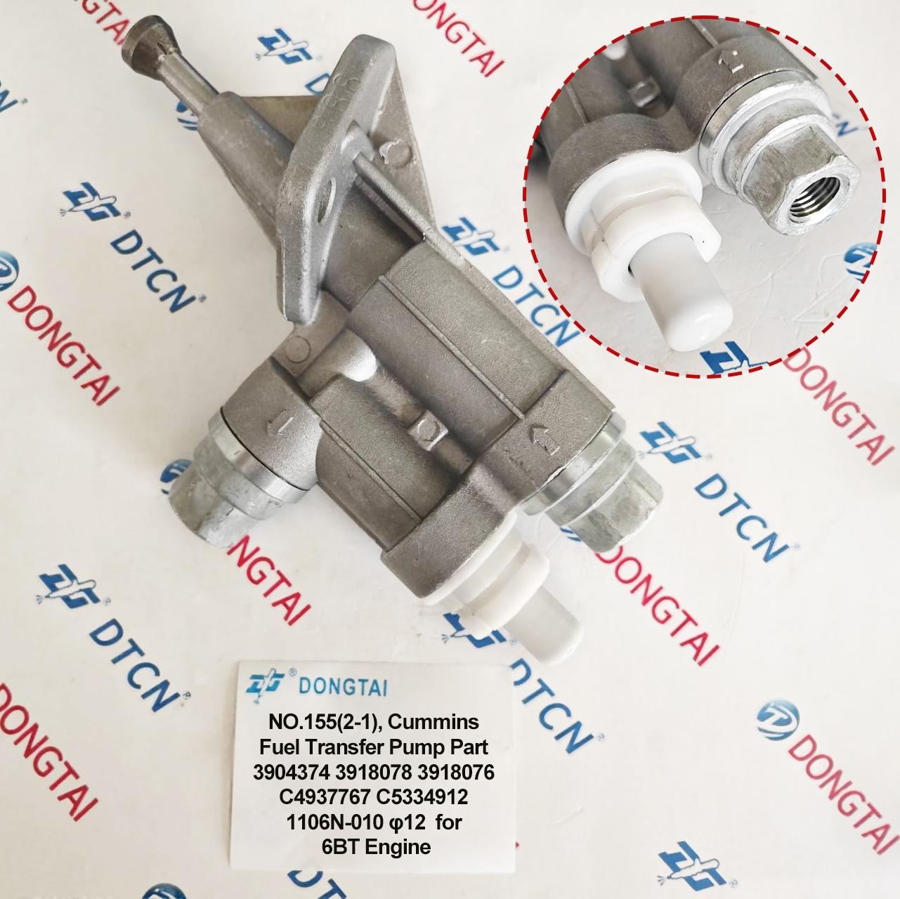 NO.155(2-1) Cummins Fuel Transfer  Pump Part 3904374 3918078 3918076 C4937767 C5334912 1106N-010 12   for 6BT Engine