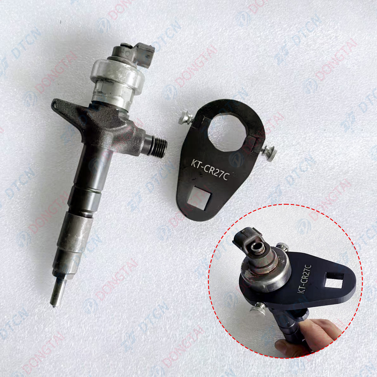NO.002(2-6) Denso 27C Injector  095000-6980 , 8-98011604-5 solenoid valve wrench