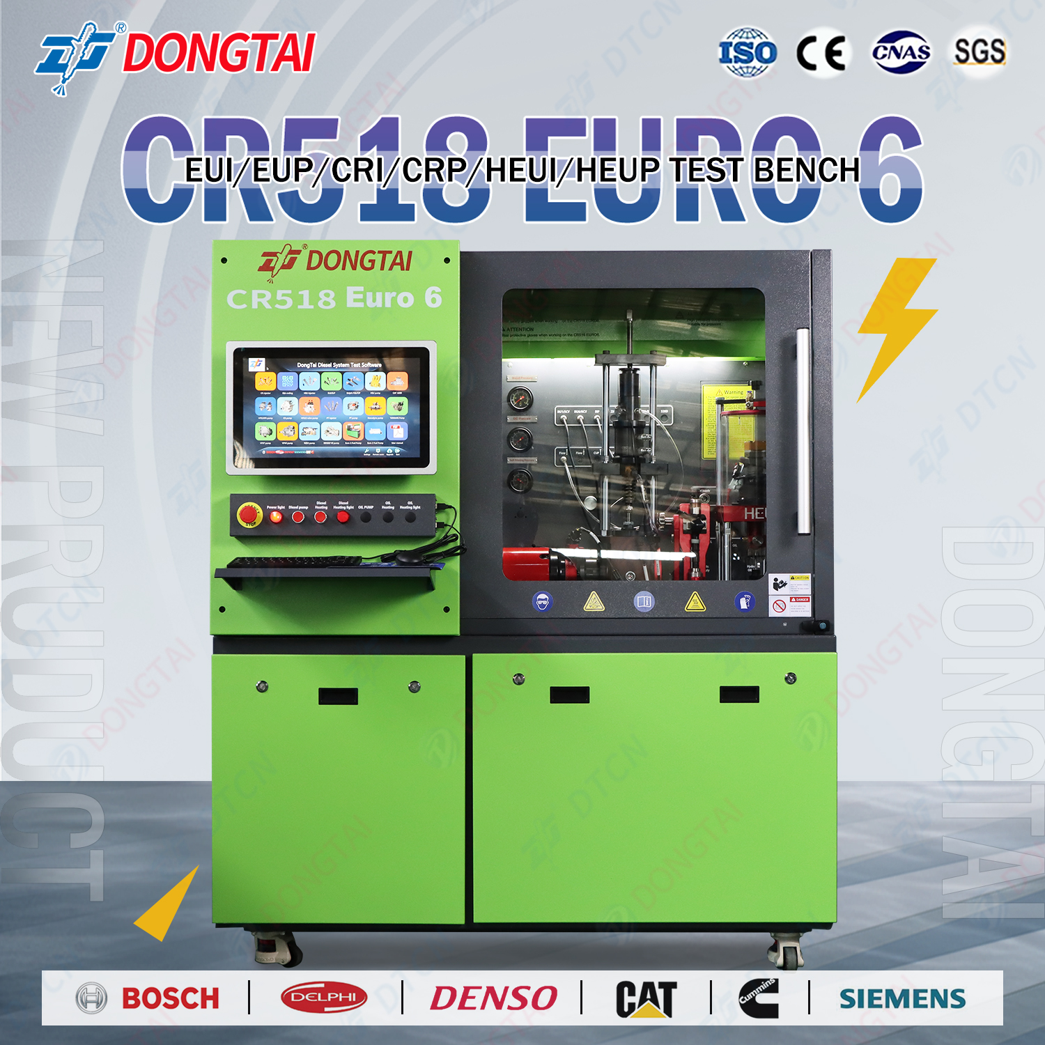 CR518 EURO6 CRI CRP HEUI EUI EUP TEST BENCH